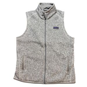 Patagonia Fleece Better Sweater Gray Women's Vest EUC (please read)